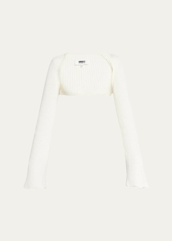 Knit Distressed Shrug