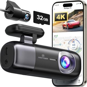 Redtiger F9 Dash Cam 前4K 后1080P 双摄行车记录仪