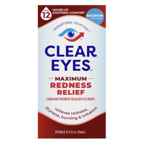 Clear Eyes 强效去红眼眼药水 0.5 FL OZ