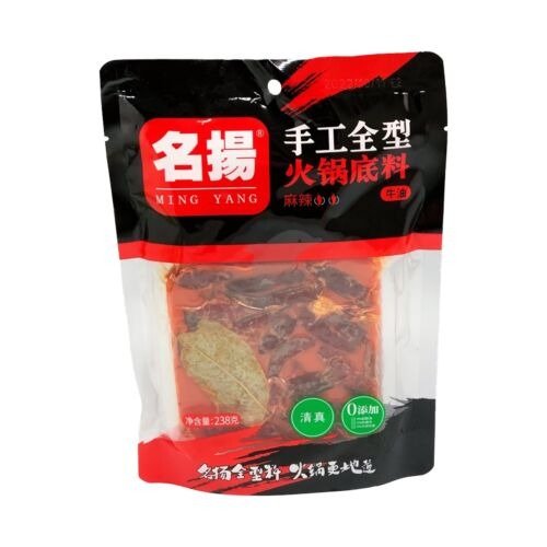 名扬 手工全型牛油火锅底料（麻辣）238g