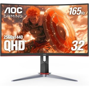 AOC CQ32G2S 32" 2K 1500R 165Hz FreeSync 曲面显示器