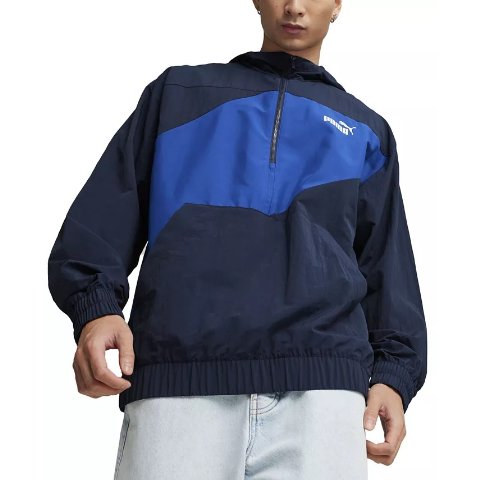 Puma半拉链防风外套