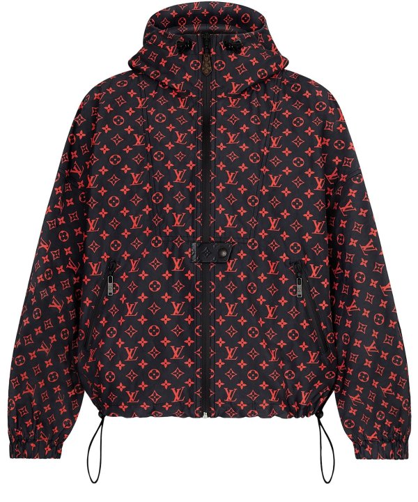 Water-Repellent Sporty Hooded Parka