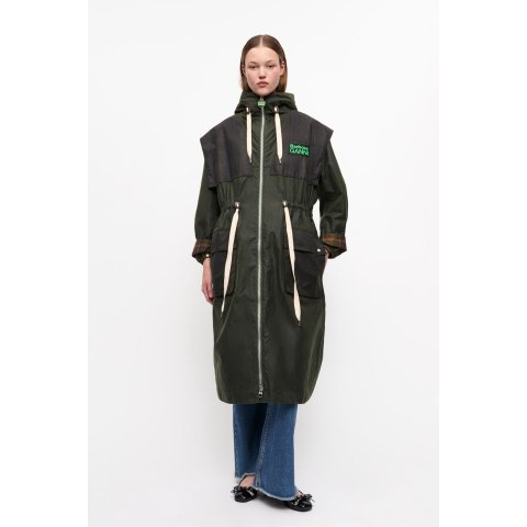 x Barbour Waxed Parka Jacket