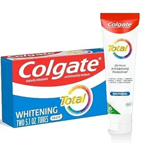 Colgate 美白牙膏 2支装 立减$1.65