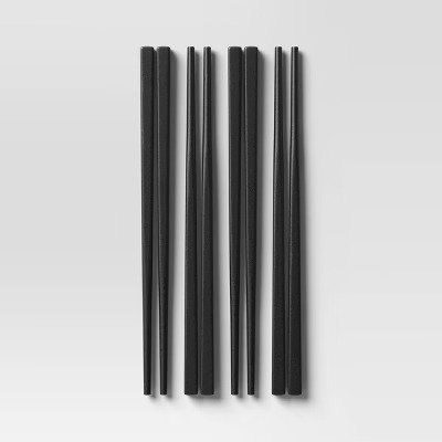 8pk Chopsticks Set Black - Room Essentials™