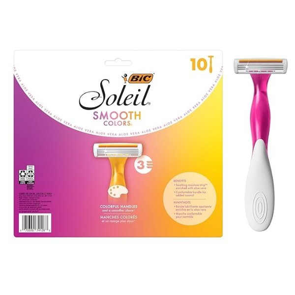 BIC Soleil 女士一次性刮毛刀 10支装