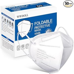 WWDOLL KN95 Face Mask 50 Pack