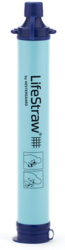 Personal Water Filter for Hiking, Camping, Travel, and Emergency Preparedness