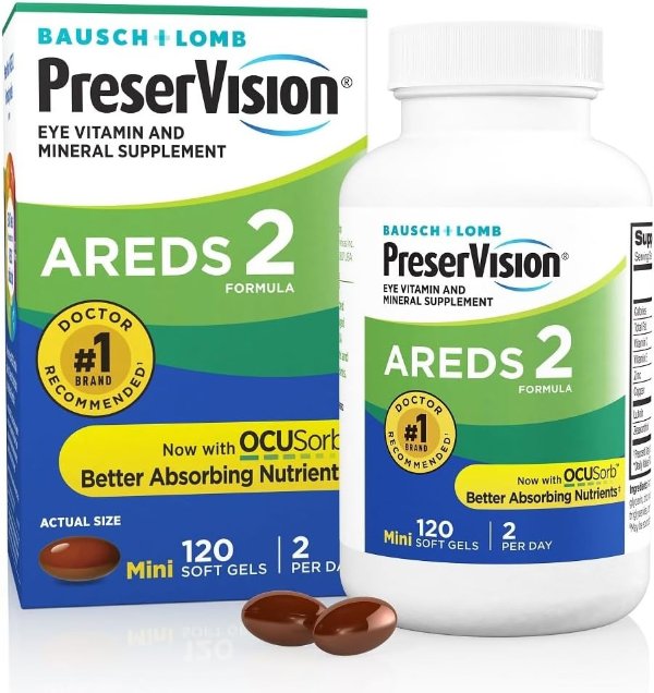 PreserVision AREDS 2 博士伦护眼维生素 120粒