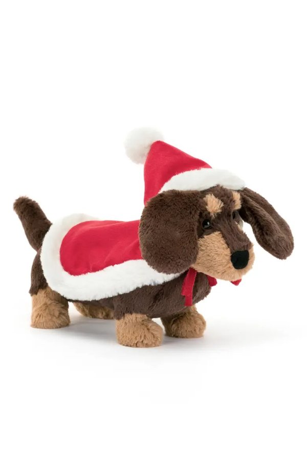 Winter Warmer Otto the Sausage Dog Stuffed Animal
