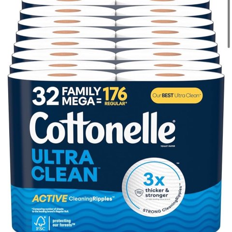 Cottonelle 舒适卫生纸 32大卷 等于普通176卷