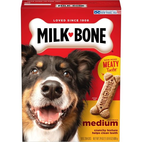 Milk-Bone 中号狗狗饼干 24oz