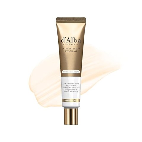 d alba Piedmont White Truffle Extra Intensive Eye Cream, Nourishment and Wrinkle-Fighting, All-In-One treatment, Korean Skin Care (1.01 oz.)