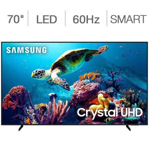 黑五价：Samsung 70吋 Crystal UHD 4K 智能电视 DU6900D