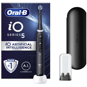 Oral-B iO5电动牙刷巨折！经典黑色款+充电盒£89