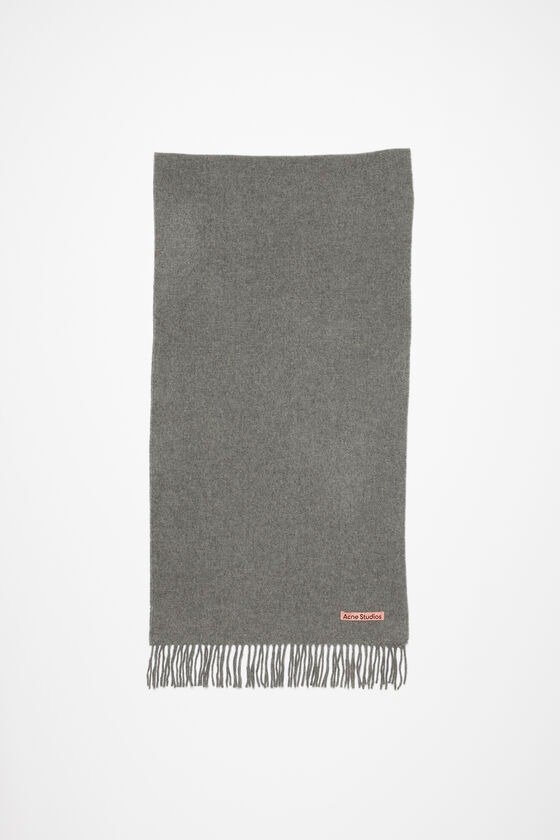 Fringe wool scarf – Narrow Personalise it