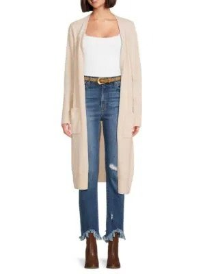 100% Cashmere Longline Cardigan