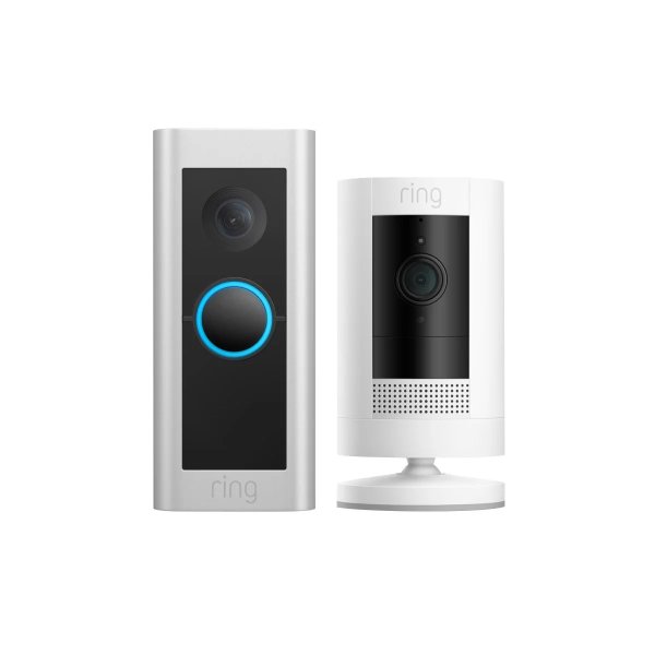 Wired Doorbell Pro (2021 release) andStick up Cam Security Bundle