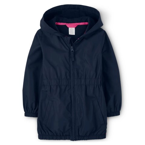 Gymboree女童连帽风衣外套