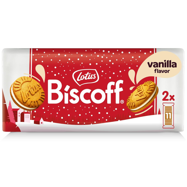 Lotus Biscoff 香草奶油口味曲奇饼干7.8oz