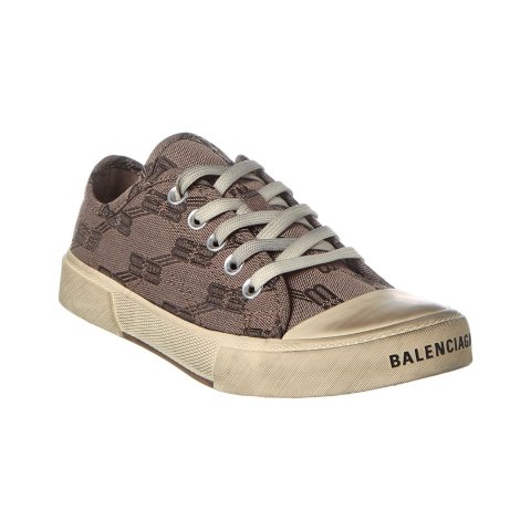 BalenciagaParis Low BB Monogram Canvas Sneaker