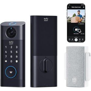 eufy S330 3合1指纹门锁+视频门铃