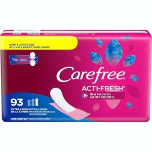 Carefree Acti-Fresh 加长型护垫 93片