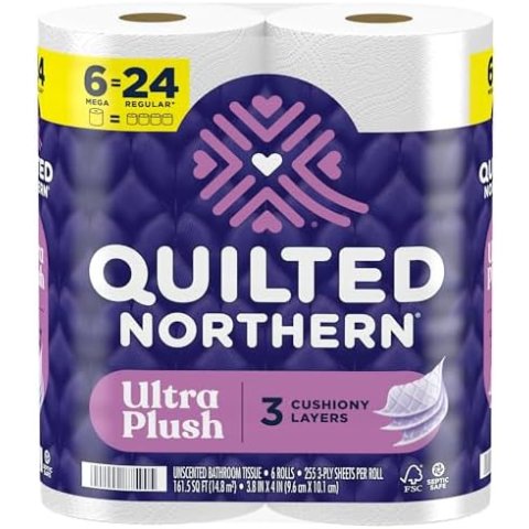 Quilted Northern 超柔软3层卫生纸 6大卷