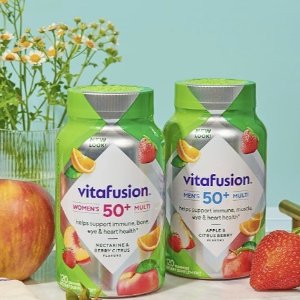 白菜价：vitafusion 多款维生素软糖促销  不想吞胶囊 试试软糖！