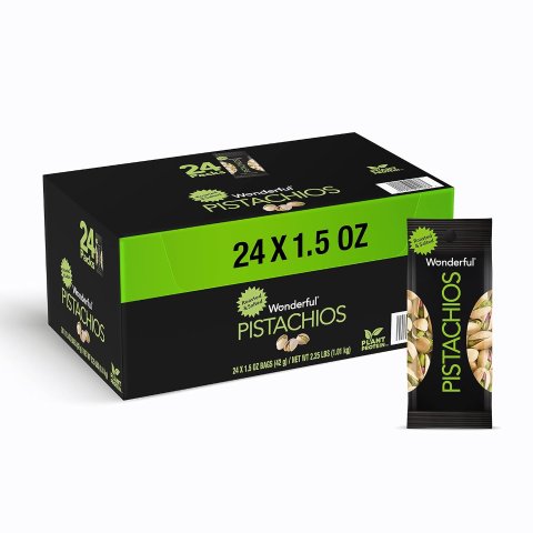 Wonderful Pistachios 带壳开心果1.5oz 24包