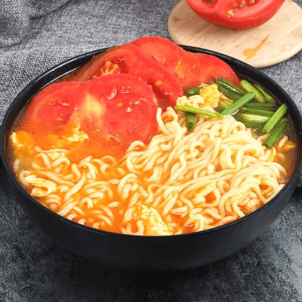 The King of Tomato Instant Noodle Soup - Fried Egg Flavor, 5 Packs* 2.99oz