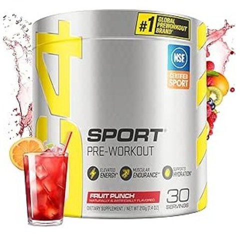 Cellucor C4 Sport Pre 预锻炼粉 水果味 30份