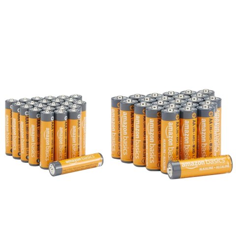 Amazon Basics Aa Aaa High Performance Alkaline Batteries Value Pack