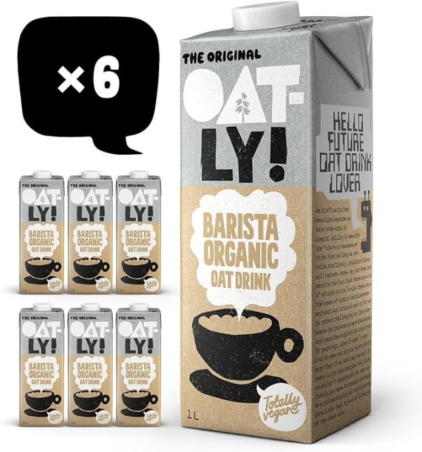 OATLY 有机燕麦奶 6x1L