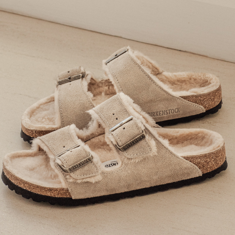 Arizona毛毛拖鞋$102Birkenstock 拖鞋额外7.5折 款式超多！