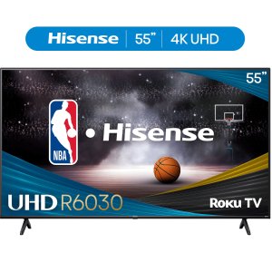 黑五预告：Hisense 2024新款 55吋 R6 Series 4K UHD Roku 智能电视