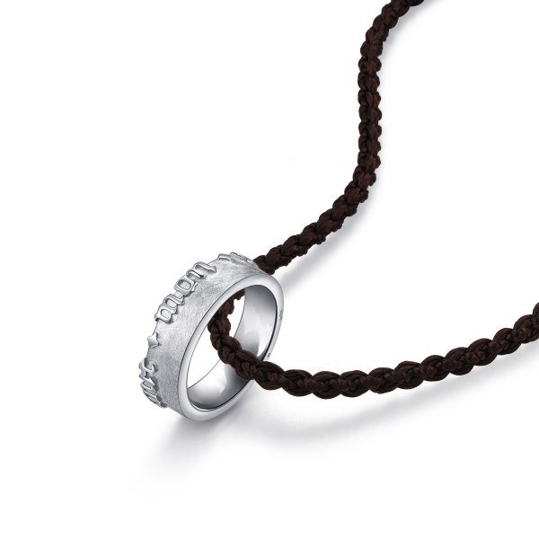 'The Art of Romance' 18K White Gold Necklace