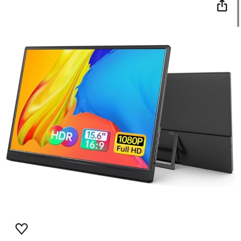 Yxk 15.6吋 1080P 便携屏 USB-C、HDMI 接口