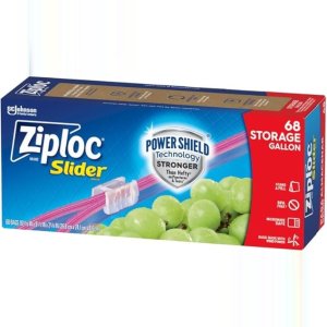 Ziploc 1加仑 食品保鲜袋 68个装