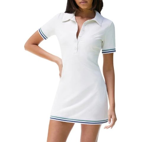 VIVLASTipped Sheath Polo Mini Dress