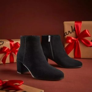 Clarks 冬季精选 加绒短靴$66