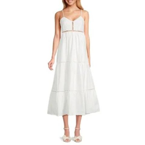StellahLace Trim Midi Dress