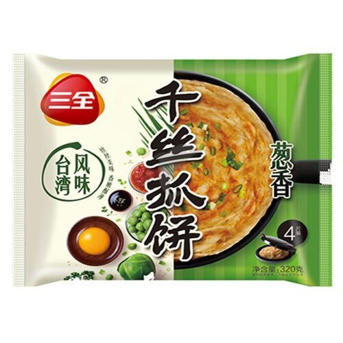 三全 葱香千丝手抓饼320g