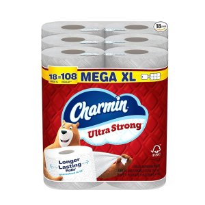 Charmin Ultra Strong 红小熊18超大卷+6大卷