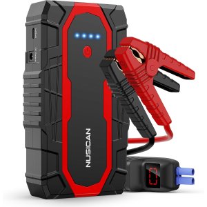 NUSICAN 2000A 18000mAh Jump Pack with Smart Jumper Clamps