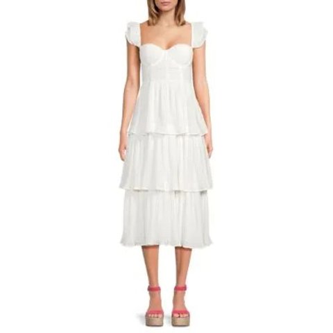 RACHEL PARCELLFlutter Bustier Midaxi Dress