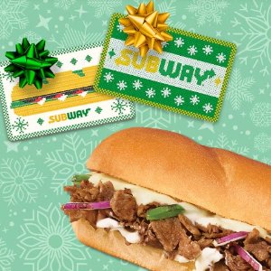 Subway gift card