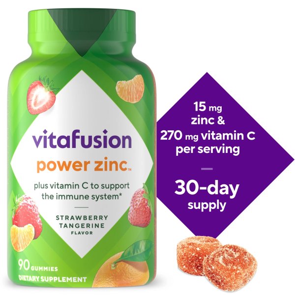 vitafusion 锌软糖 90 粒