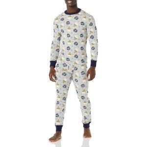 $12.30 Amazon.com: Amazon Essentials Disney | Marvel | Star Wars Men's Snug-Fit Pajama Sleep Sets, Star Wars Winter - Mens Snug-fit, Small : Clothing, Shoes & Jewelry